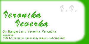 veronika veverka business card